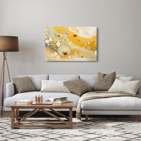 Kép - Absztrakt háttér arany díszítéssel (90x60 cm)