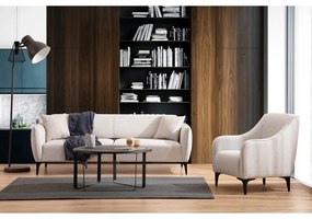 Krémszínű kanapé 220 cm Belissimo – Balcab Home