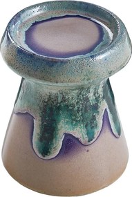 SEVENTIES kerámia gyertyatartó 12 cm