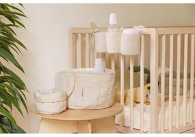 Krémszínű textil gyerek tárolódoboz szett 2 db-os ø 30x20 cm Bambie Natural – Lorena Canals