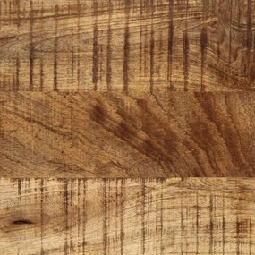 tömör nyers mangófa dohányzóasztal 100 x 55 x 40 cm