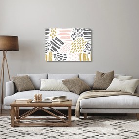 Üveg kép - Absztrakt stroke-ok (70x50 cm)