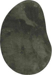 vidaXL Területszőnyegek HUARTE Erdőzöld 80 x 150 cm Poliészter