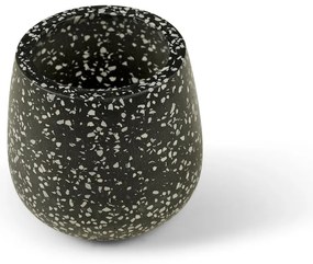 Terrazzo sötétszürke virágcserép, ø 15 cm - Bonami Selection