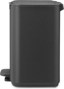 Sötétszürke acél pedálos szemetes 7 l Bo – Brabantia