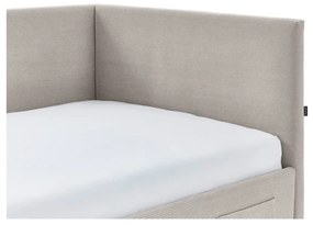 Bézs ágyneműtartós sarok gyerekágy 120x200 cm Cool – Meise Möbel