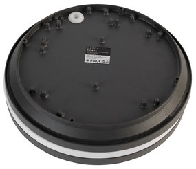 Fali és mennyezeti lámpa sötétszürke 2-lámpás IP54 - Glow