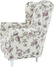 Füles fotel, szövet rose 18, CHARLOT