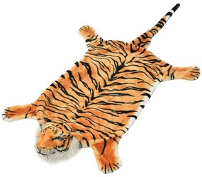 barna plüss tigris szőnyeg 144 cm