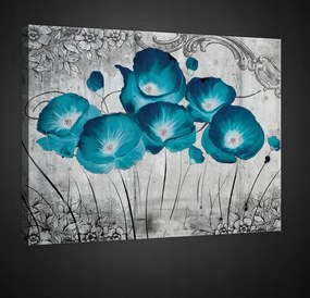 Vászonkép a konyhába, vászonkép virágok 100x75