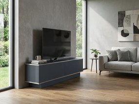 AKCIÓ TV állvány ALVIN 135 cm, antracit/ezüst, II. osztály