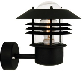 Nordlux - Kültéri fali lámpatest VEJERS 1xE27/60W/230V IP54 fekete