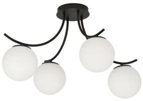 Felületre szerelhető csillár BOSTON 4xE14/10W/230V fekete