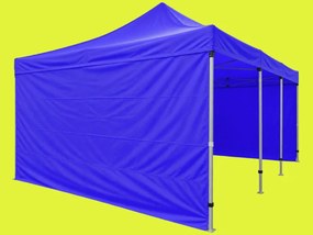 Összecsukható sátor 6 × 4 m – alumínium HEXAGON, Kék