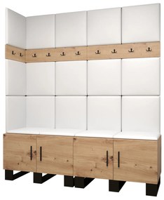Előszobabútor Amanda 12 (artisan tölgy + fehér). 1085963