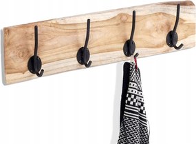 Fali Ruhaakasztó Előszobába Fa Akasztókkal, Fehér