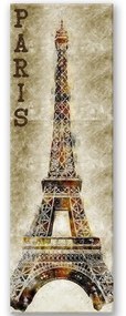 Gario Vászonkép Párizs és az Eiffel-torony Méret: 40 x 120 cm