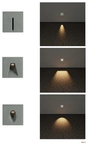 Redo 91196 - LED kültéri tájékozódó lámpatest BAST LED/2,5W/230V IP65 antracit