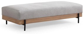 Puha Pad Eti Oak Pouffe - Szürke
