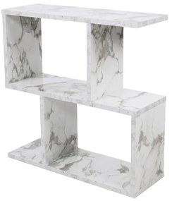 Kis asztal Life - Fehér, Marble