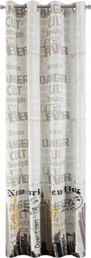 Sötétítő függöny kerekek 140X250cm City