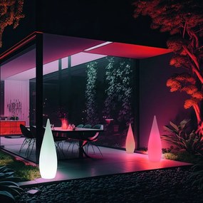 Napelemes LED kültéri lámpa ø 25 cm Palmas – Reality