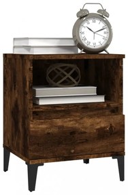 füstös tölgy színű éjjeliszekrény 40x35x50 cm