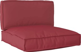vidaXL Párna Bordó 80 x 80 x 52 cm Oxford Szövet