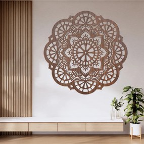 Fából készült fali dekoráció mandala életfény - LUMEN