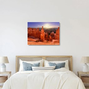 Kép - Utah, nemzeti park (üvegen) (70x50 cm)