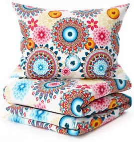 Mikroszálas ágyneműhuzat GEOMANDALA színes kivitel Ágyneműhuzat mérete: 70 x 90 cm | 140 x 200 cm