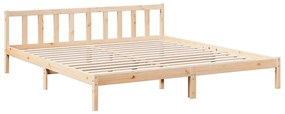 tömör fenyőfa extra hosszú ágykeret matrac nélkül 200 x 210 cm