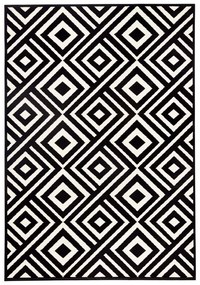 Art fekete-fehér szőnyeg, 140 x 200 cm - Zala Living