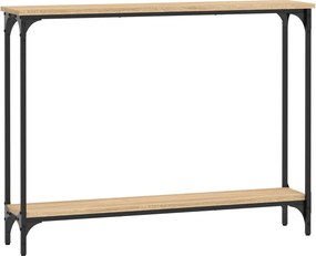 vidaXL sonoma tölgy színű szerelt fa dohányzóasztal 100 x 22,5 x 75 cm