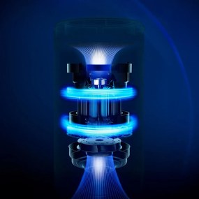 Teesa Akkumulátoros porszívó 2w1 szürke