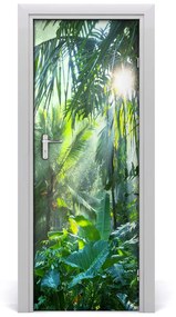 Ajtóposzter öntapadós ajtó Jungle 75x205 cm