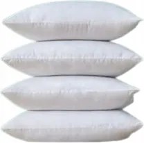 Miulee Párnák, 4 Darabos Szett, 30 X 50 CM, Poliészter, Puha