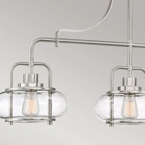 Elstead Lighting QUOIZLE QZ-TRILOGY-ISLE-BN Csillár 3x60W/E27