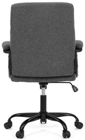 Irodai szék hintamechanikával, szürke szövetkárpittal. KA-Y391 GREY2