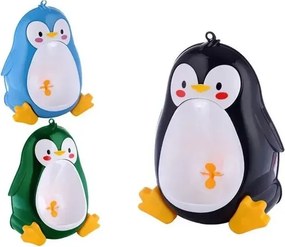 AFF Gyermek piszoár pingvin - zöld és fehér