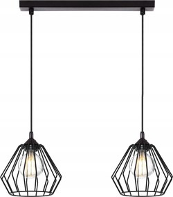 Mennyezeti Lámpa Csillár Lógó Fém Gyémánt