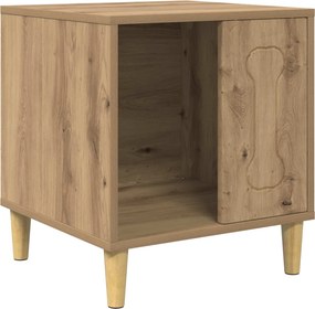 vidaXL Kutyaház Művészi tölgy 44 x 42 x 49 cm Faanyag