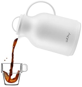 Fehér termosz, 1 l - Vialli Design