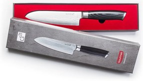 G21 Gourmet Damascus késkészlet bambusz blokkban 5 db + élezőkő