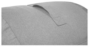 Világosszürke babzsákfotel Roll 135 – SLOWDOWN