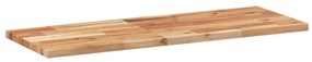 olajbevonatú tömör akácfa függőpolc 100 x 30 x 2 cm
