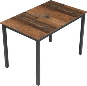 Étkezőasztal 110x70x75 cm, MDF, old wood, GDT-202 OLW2