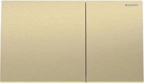 Geberit 115.622.QF.1 - Sigma70 nyomólap 25x14,6 cm szálcsiszolt sárgaréz