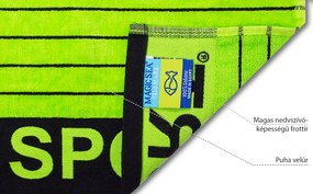 Sport Zöld strandtörölköző