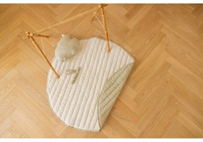 Zöld-krémszínű játszószőnyeg Bamboo Leaf – Lorena Canals